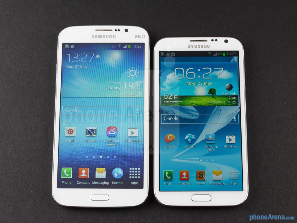 Samsung Galaxy Mega 5.8 vs Samsung Galaxy Note II 001 Samsung Galaxy Mega 5.8