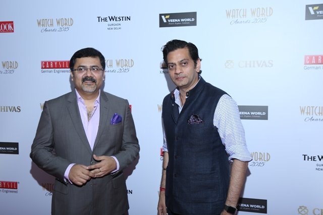 Mitrajit Bhattacharya, President & Publisher, Chitralekha Group & Creator of Watch World Awards & Fashion Designer Ragvendra Rathore