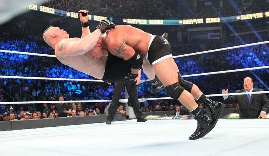 Goldberg beats Lesnar, Bill Goldberg Vs Brock Lesnar, Lesnar Goldberg Survivor Series, WWE, Sports Update, Fitness Freaks, Fit Guys, Fitness Inspiration, Goldberg Lesnar Video, Goldberg 2016, Goldberg returns, Goldberg Injury, Goldberg Entrance