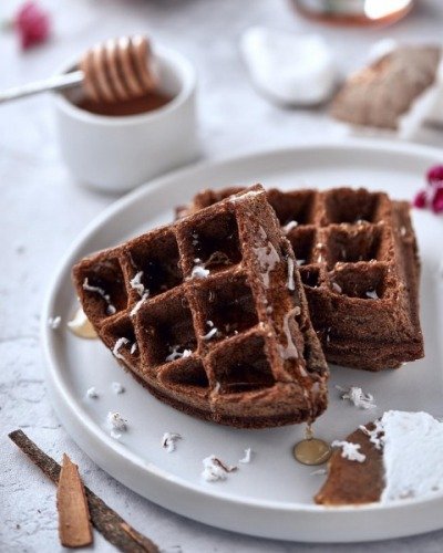 Ragi Waffle Image How To Make Ragi Waffles