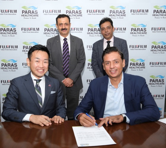 DSF0102 Paras Healthcare ties up with Fujifilm India