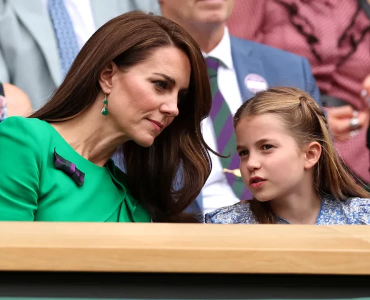 27 Princess Charlotte and Prince George at Wimbledon Men’s final