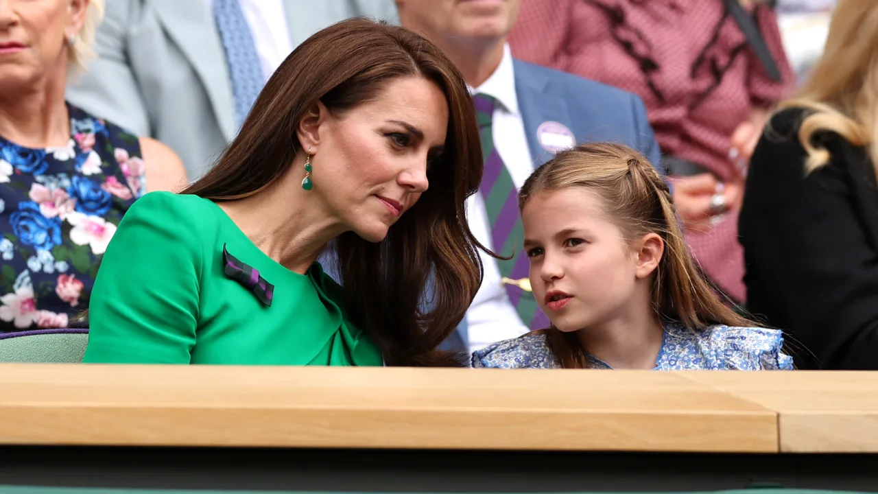 27 Princess Charlotte and Prince George at Wimbledon Men’s final