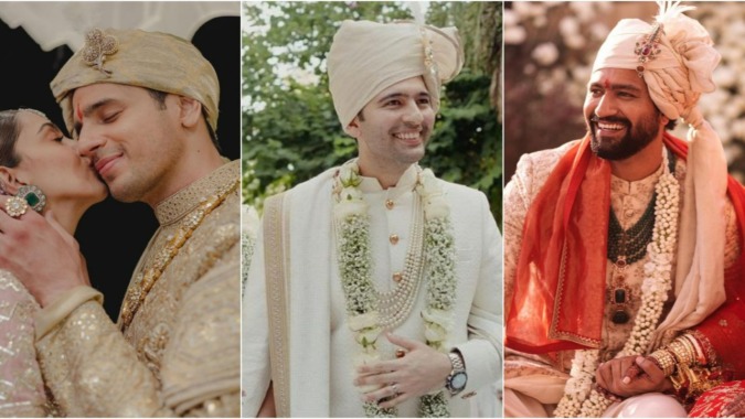 1475020313 raghav chadha vicky kaushal sidharth malhotra 6 celeb grooms who redefined mens wedding jewelry Raghav Chadha, Vicky Kaushal, Sidharth Malhotra: Men's Wedding Jewelry Trends
